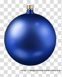 Christmas Atmosphere, blue bauble with text overlay transparent background PNG clipart