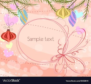 Christmas background vector image