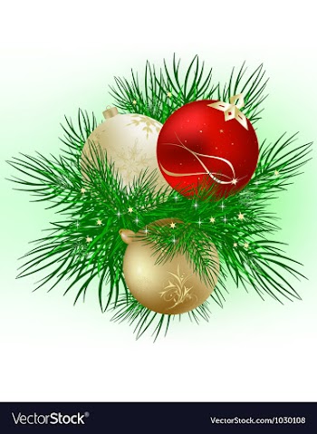 Christmas background vector image