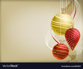 Christmas background vector image