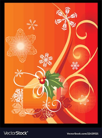 Christmas background vector image