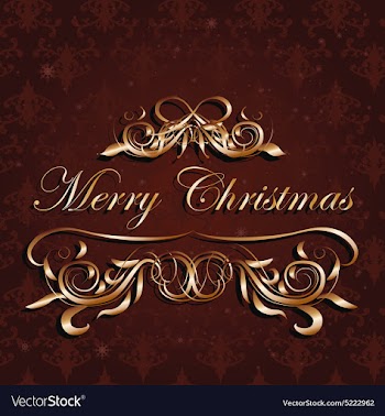Christmas background vector image