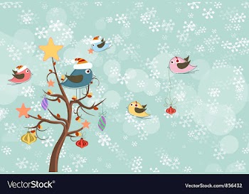Christmas background vector image