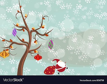 Christmas background vector image