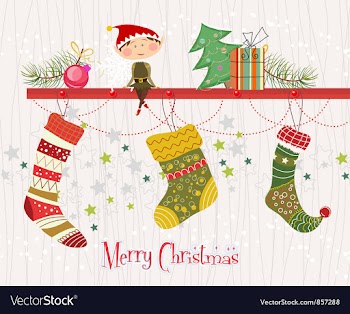 Christmas background vector image