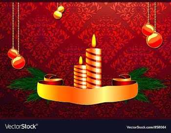 Christmas background vector image