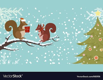 Christmas background vector image
