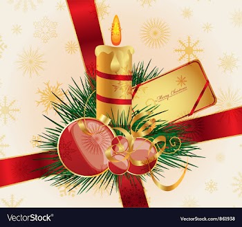 Christmas background vector image