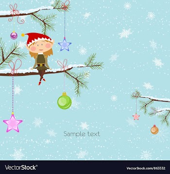 Christmas background vector image