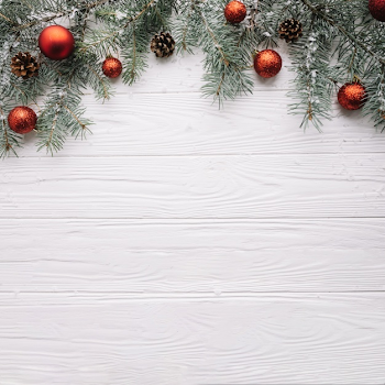 Christmas background with balls and space on bottom Photo | Free ...
