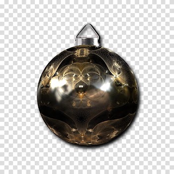 Christmas Balls Collection , brown and black bauble art transparent background PNG clipart