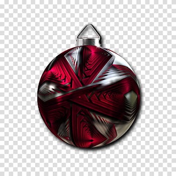 Christmas Balls Collection , maroon and silver bauble artwork transparent background PNG clipart