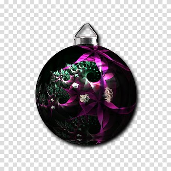 Christmas Balls Collection , purple and green floral Christmas bauble transparent background PNG clipart