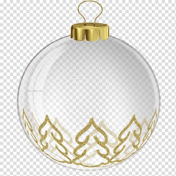 Christmas balls, gray and brown bauble transparent background PNG clipart
