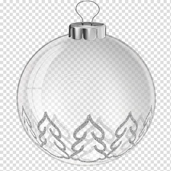 Christmas balls, gray and brown bauble transparent background PNG clipart