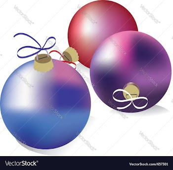  					Christmas balls vector image														