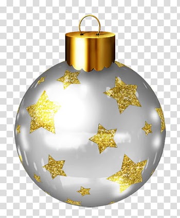 Christmas balls, white and yellow ceramic vase transparent background PNG clipart
