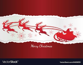 christmas banner design christmas elements on