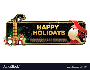 Christmas banner vector image
