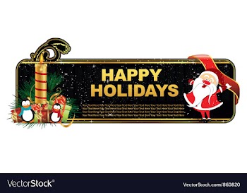 Christmas banner vector image