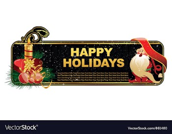 Christmas banner vector image