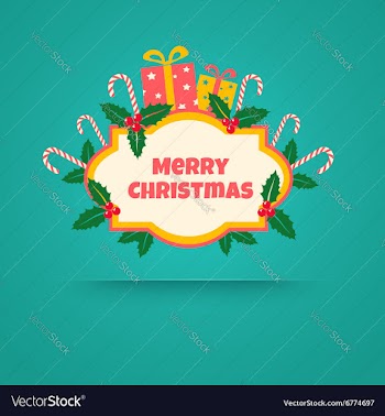  					Christmas banner with gifts vector image														