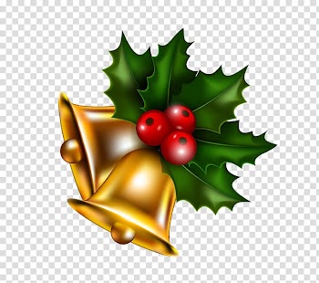 Christmas Bell , Golden bells transparent background PNG clipart