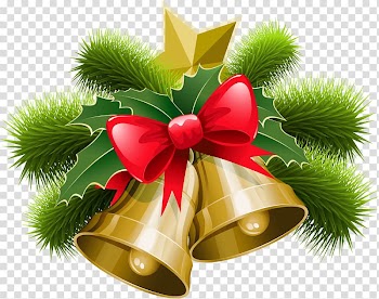 Christmas Bell Greater Franklin County Chamber , Large Christmas Bells with Bow , gold bells illustration transparent background PNG clipart