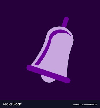 Christmas bells church bell - school bell icon vector image