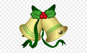 Christmas Bells, Merry Christmas, Le'veon Bell, Clip - Merry Christmas Flowers Png