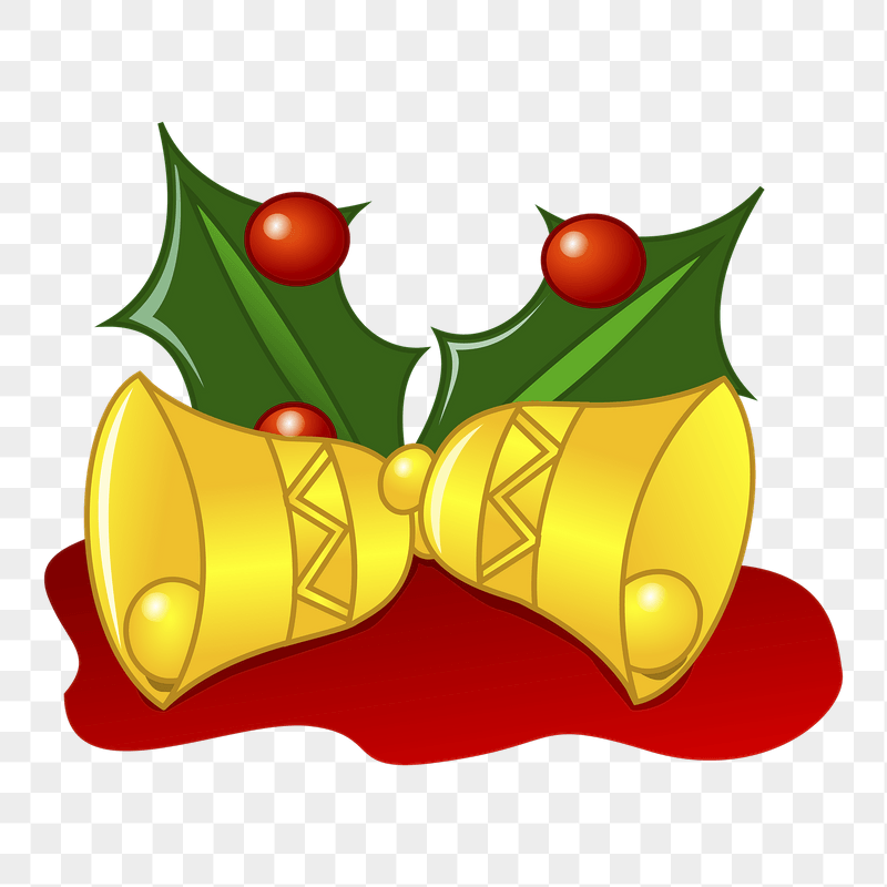 Christmas bells png sticker illustration, | Free PNG - rawpixel