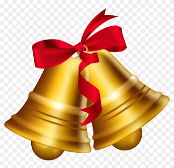 Christmas Bells With Bow Png Clip Art Imageu200b Gallery - Christmas Bell