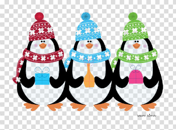 Christmas Birds PNG Pic