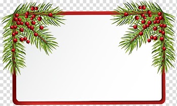 Christmas Blank transparent background PNG clipart