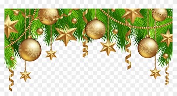 Christmas Border Decor Png Clipart Image - Free Clipart Christmas Borders