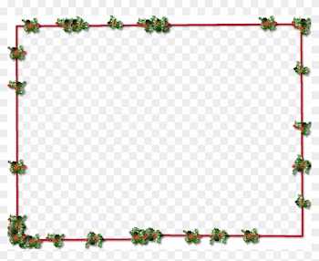 Christmas Border Png Transparent Picture - Christmas Frame Png Transparent