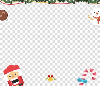 Christmas Border transparent background PNG clipart