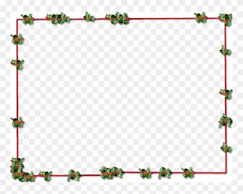 Christmas Border Transparent Clipart Santa Claus Decorative - Christmas Border Transparent Background