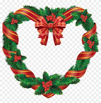Christmas Bows, Merry Christmas, Clipart Images, Clip - Wreath Transparent