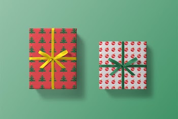 Christmas Box Mockup 杞奉主 h**** 杞幸 *** 