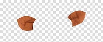 CHRISTMAS, brown bear ears illustration transparent background PNG clipart
