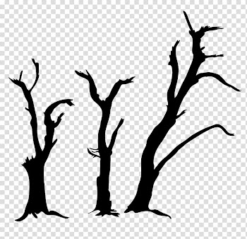 Christmas brushes , bare treess illustration transparent background PNG clipart