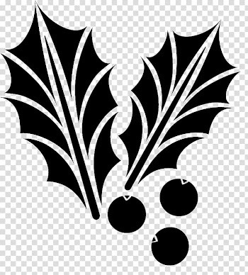 Christmas brushes, black and white and black textile transparent background PNG clipart