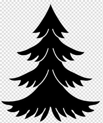 Christmas brushes, black and white background with text overlay transparent background PNG clipart