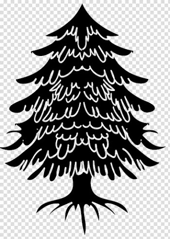 Christmas brushes, black and white text print transparent background PNG clipart