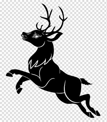 Christmas brushes , black reindeer illustration transparent background PNG clipart