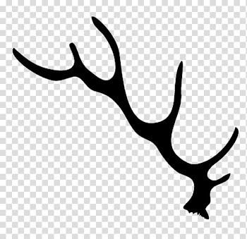 Christmas brushes , silhouette of antler transparent background PNG clipart