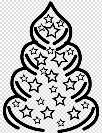 Christmas c, black illustration transparent background PNG clipart
