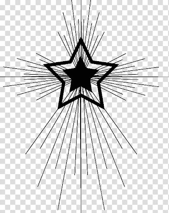 Christmas c, black star illustration transparent background PNG clipart