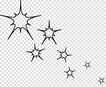 Christmas c, black star illustration transparent background PNG clipart